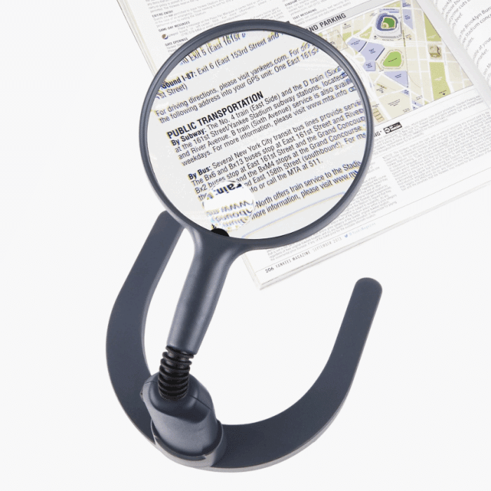 Standing magnifier with LED | REHABgrossisten
